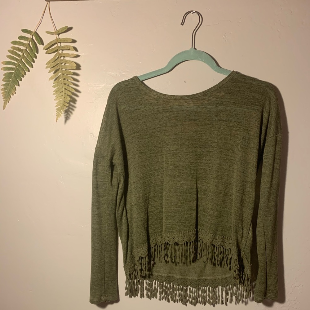 Green sweater